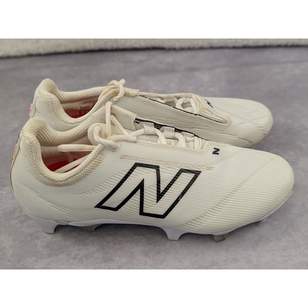 New Balance Burn X4 Lacrosse Cleats White Black Womens 8 WBURNLW4 Low Top Shoes - Picture 3 of 6